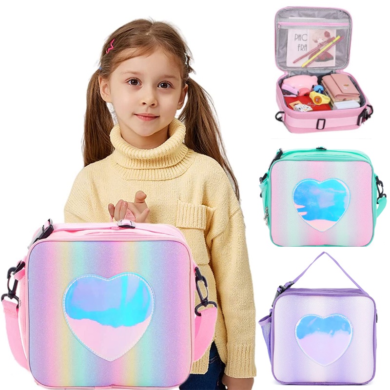 COD Lunch Bag For Kids Insulated Lunch Box Bag Cute Tote Storage Box