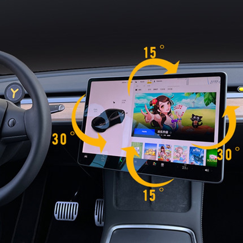 Screen Rotation Bracket For Tesla Model Accessor Central Control Model Y Car Gps