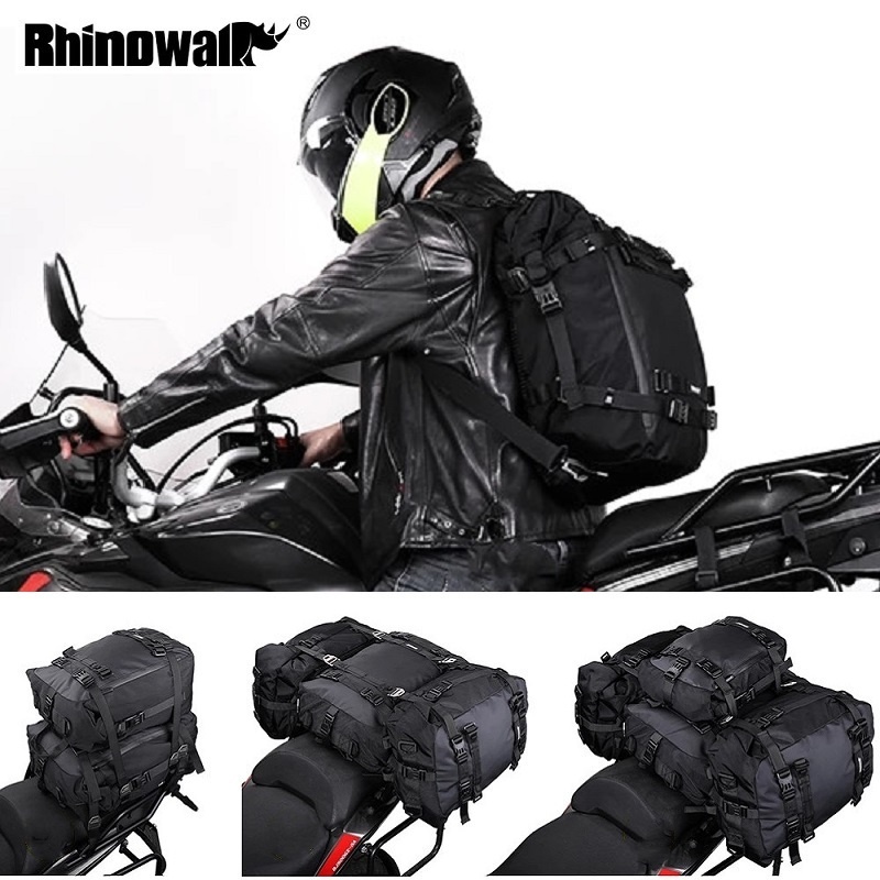 Rhinowalk Motorcycle Tail Bag 4 IN 1 Multi Function Waterproof ...