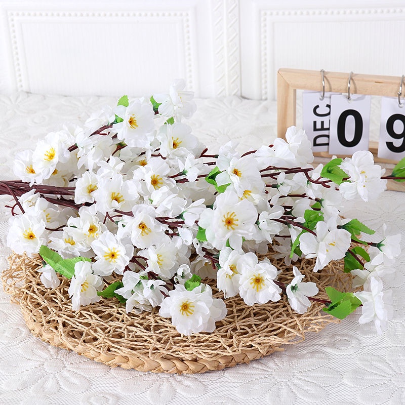 Artificial Sakura Artificial Peach Branch Flower Artificial Flower For