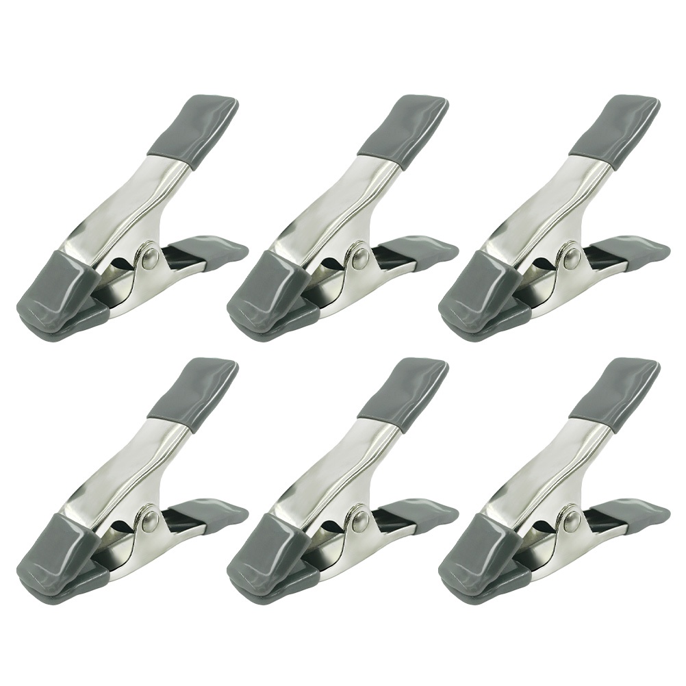 6 PCS Photo Booth Backdrop Clips Photo Background Clamps Spring Metal Clips Backdrop Support