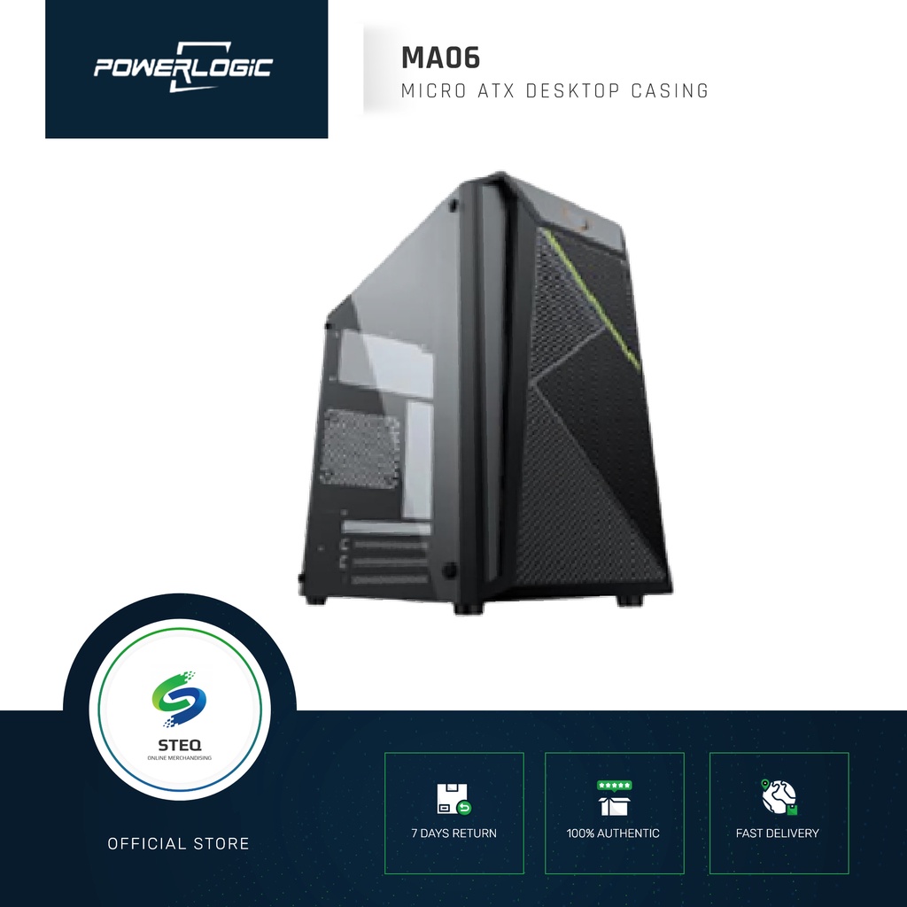 STEQ PowerLogic MA06 Micro ATX Casing | Shopee Philippines