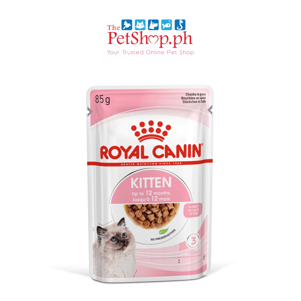 Royal Canin Kitten instinctive 85g Gravy Wet Cat Feline Health