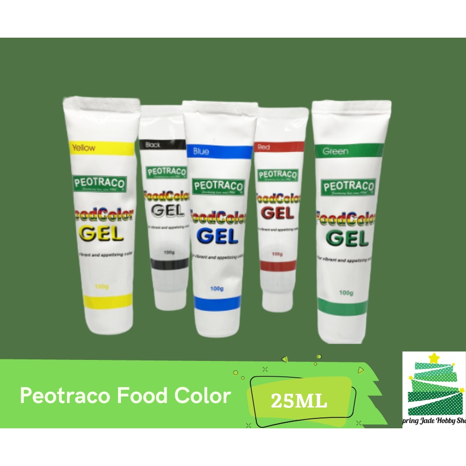Spring Jade Peotraco Food Peotraco Food Color Gel 25G Shopee Philippines