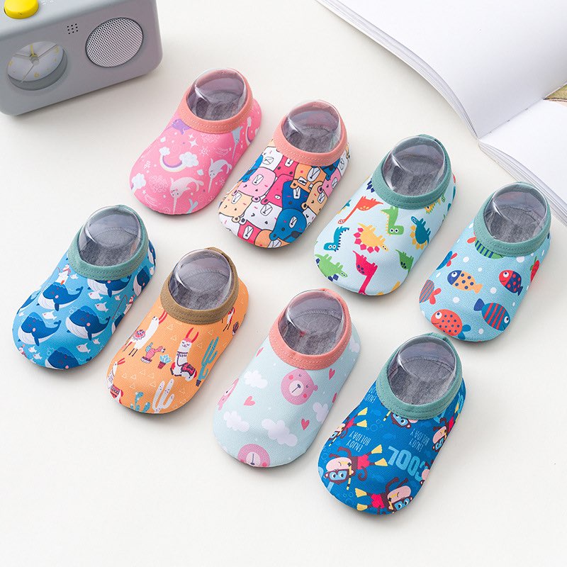 Aqua Shoes Kids Cartoon Swimming Diving Surfing Barefoot Beach Water ...