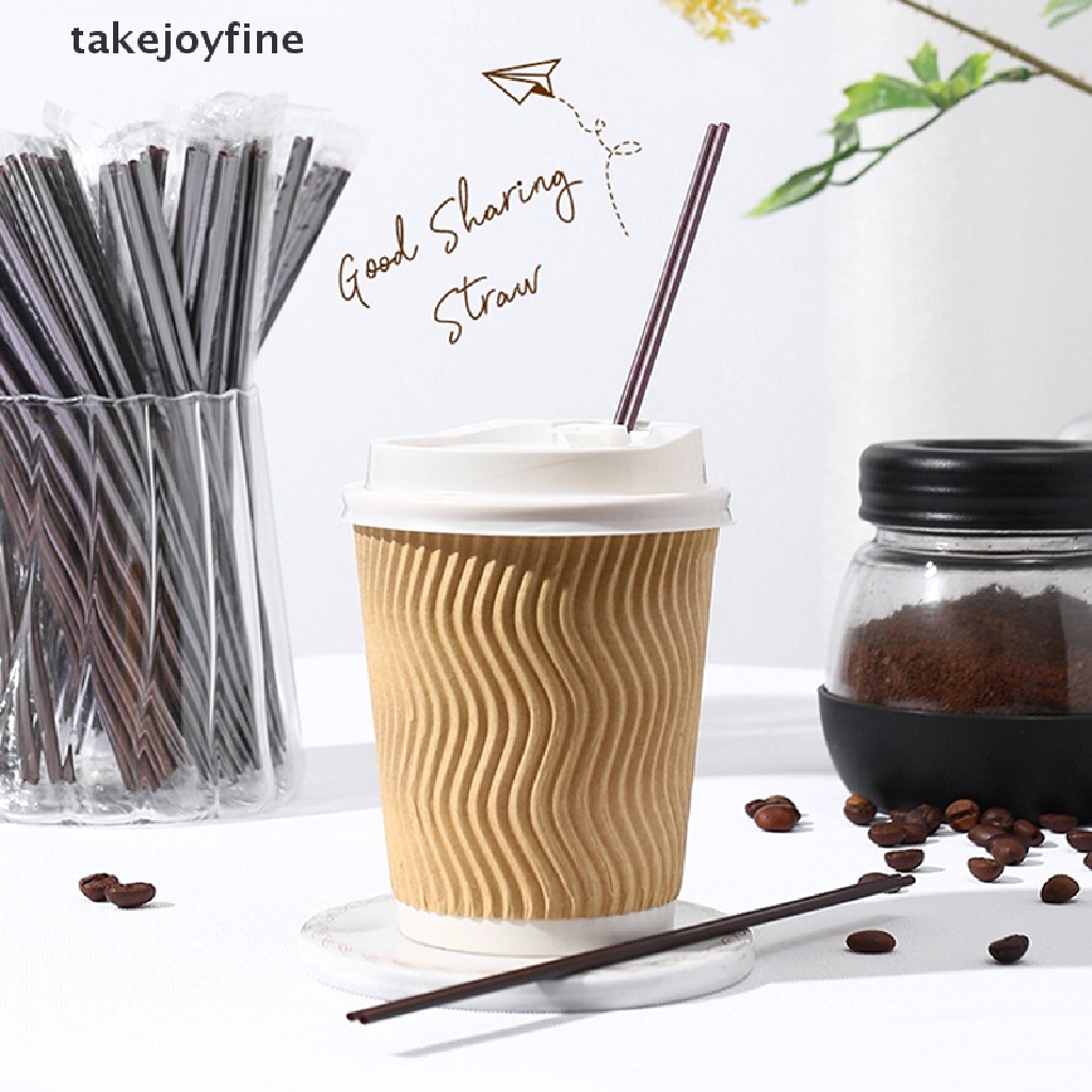 TFPH 100Pcs Coffee Stirrers Disposable Plastic Sip Drink Coffee Stir