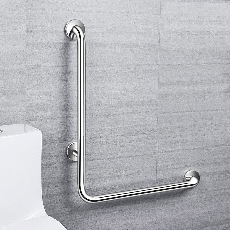 Right Vertical Angle Grab Bar,Chrome Stainless Steel Bathroom Balance