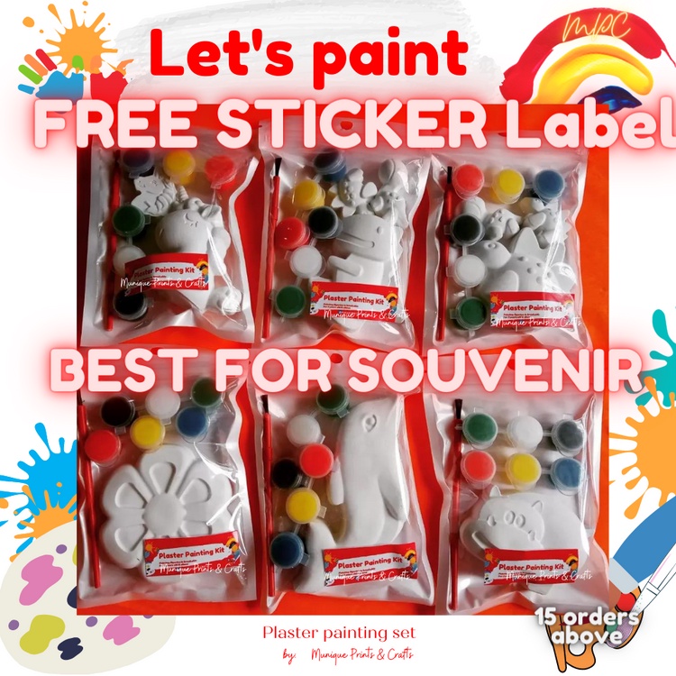 Lowest price! Plaster Painting Set for Souvenir Loot bag Giveaway PART 1 Shopee Philippines