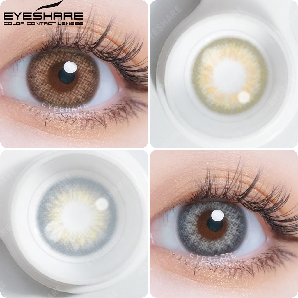 EYESHARE 2 pcs/pair Contact Lenses Egypt Series Soft Annual Use Natural ...