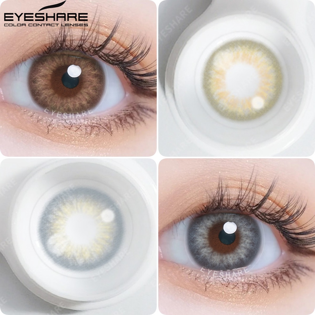 EYESHARE 2 pcs/pair Contact Lenses Egypt Series Soft Annual Use Natural