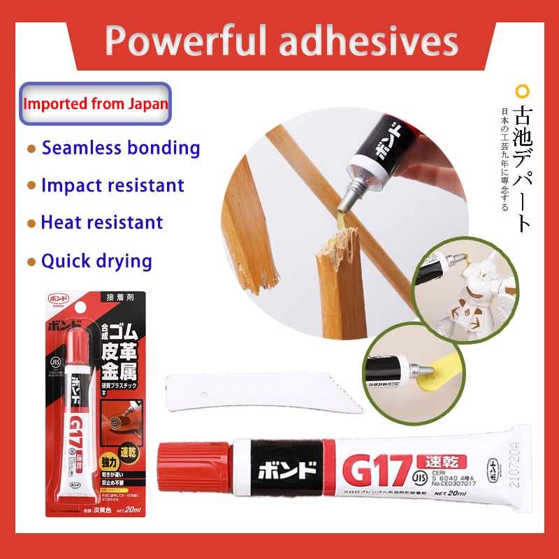 Japan SEIWA-PRO Leather Metal Wood Plastic Glue Adhesives Multi-Purpose ...