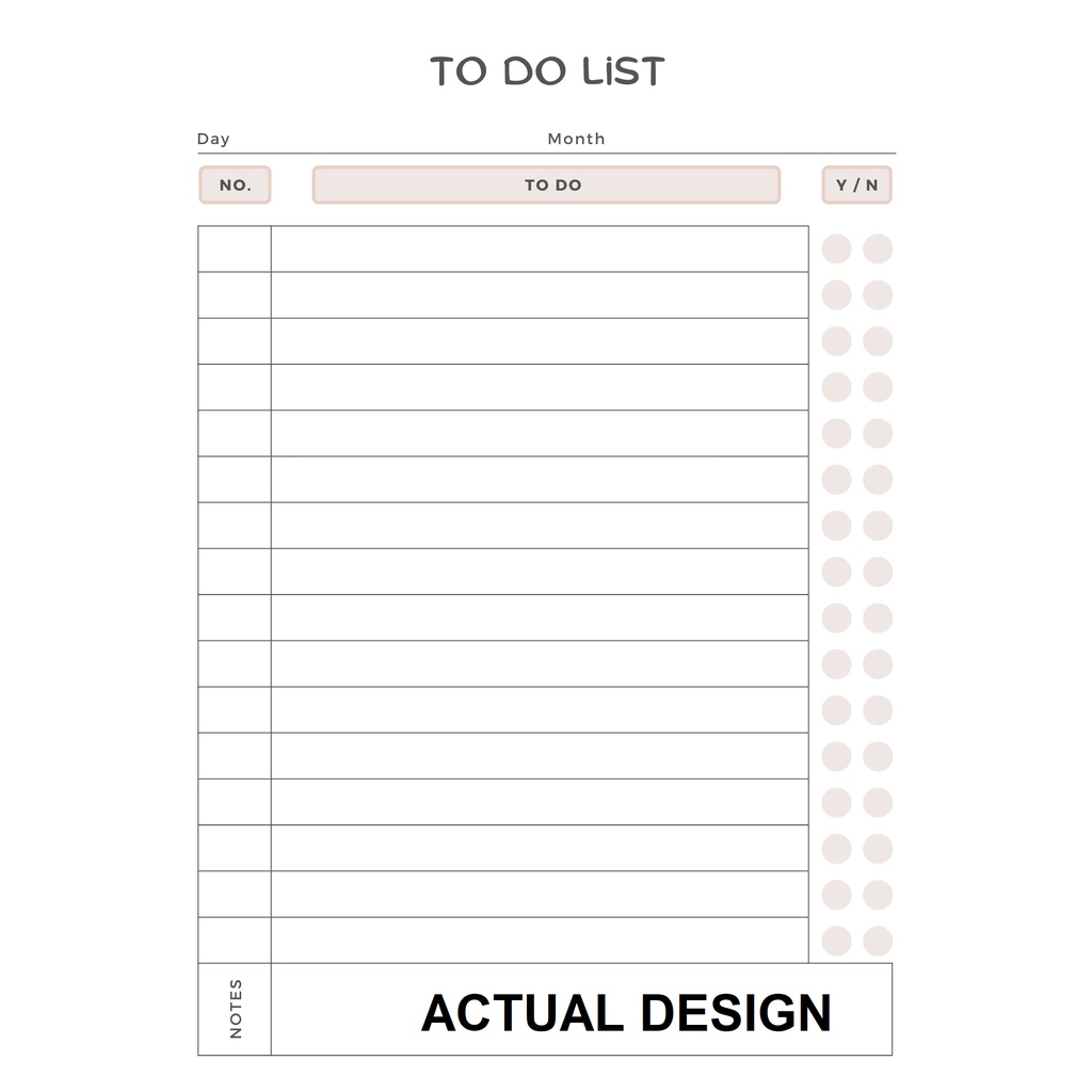 Laminated TO DO LIST A4 Size Chart Organizer Stuff Shopee Philippines   Sg 11134201 22100 7vhcl1cd99hv8c