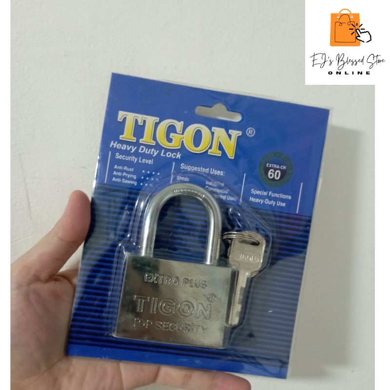 TIGON HEAVY DUTY LOCK PADLOCK WITH 4 KEYS Shopee Philippines
