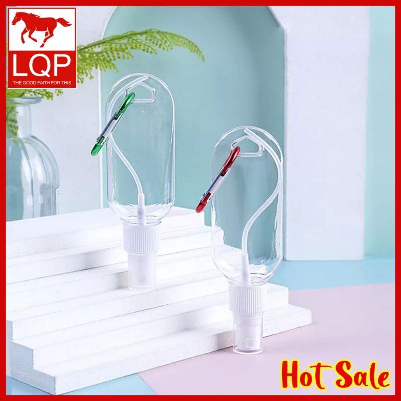 LQP 30ml alcohol bottle with keychain refills spray perfume bottle