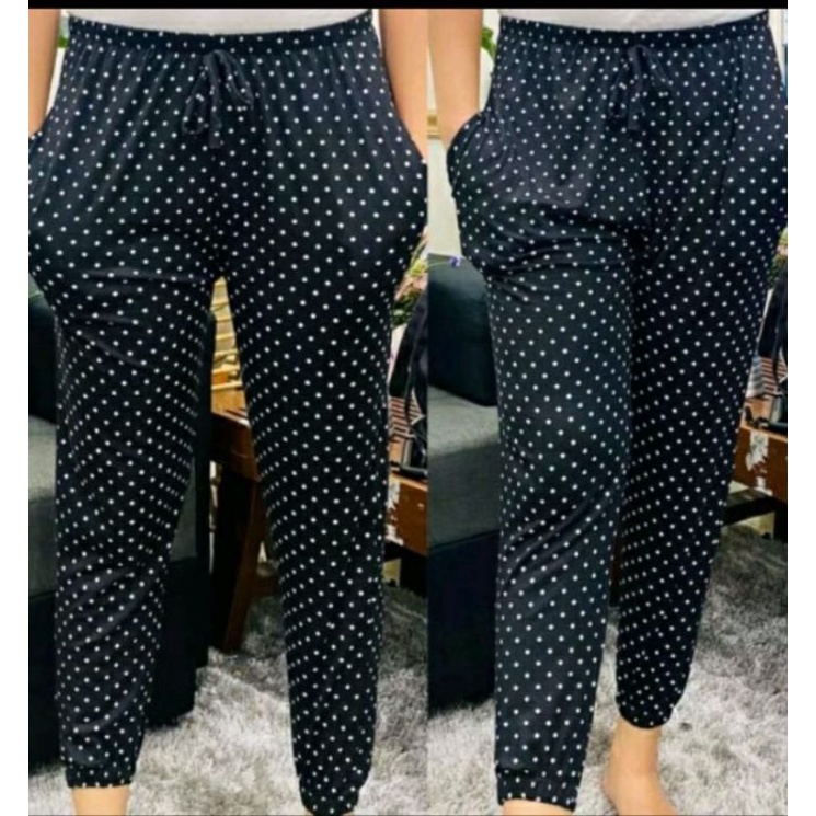 Polka Dot Long-Sleeved Jogger Set main image 0