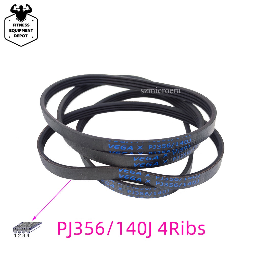 V-riem 1PCS Voor VEGA Drive Belt 140J/PJ356 4 Ribben Rubber