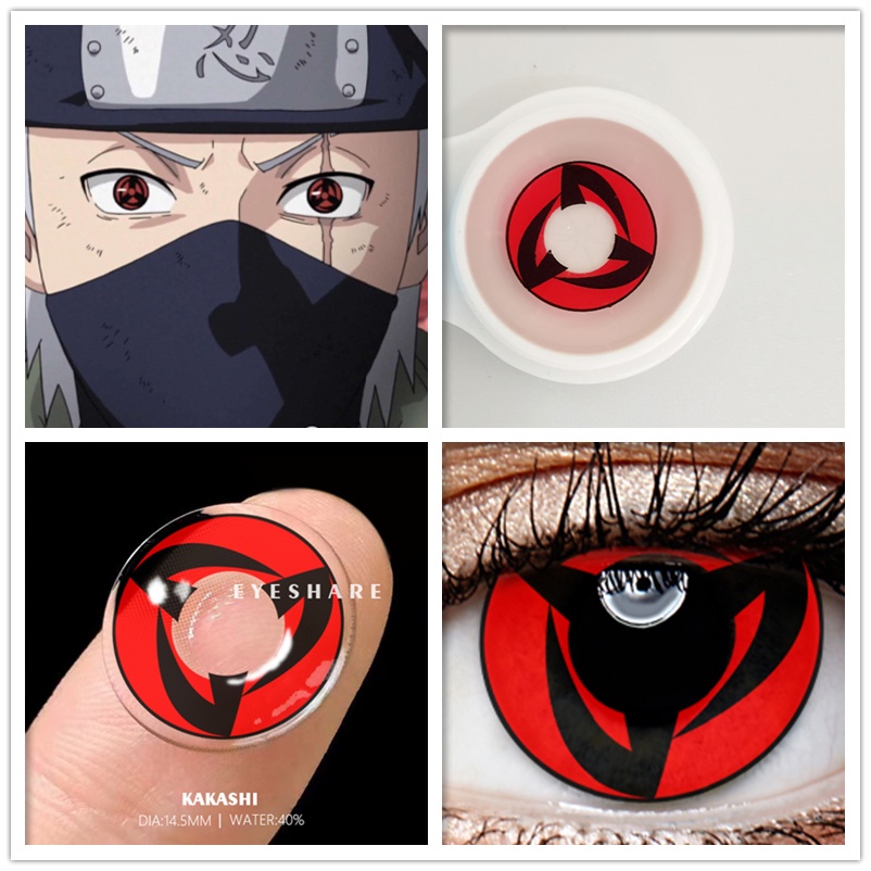 Naruto Kyuubi Eyes Sharingan Cosplay Contacts