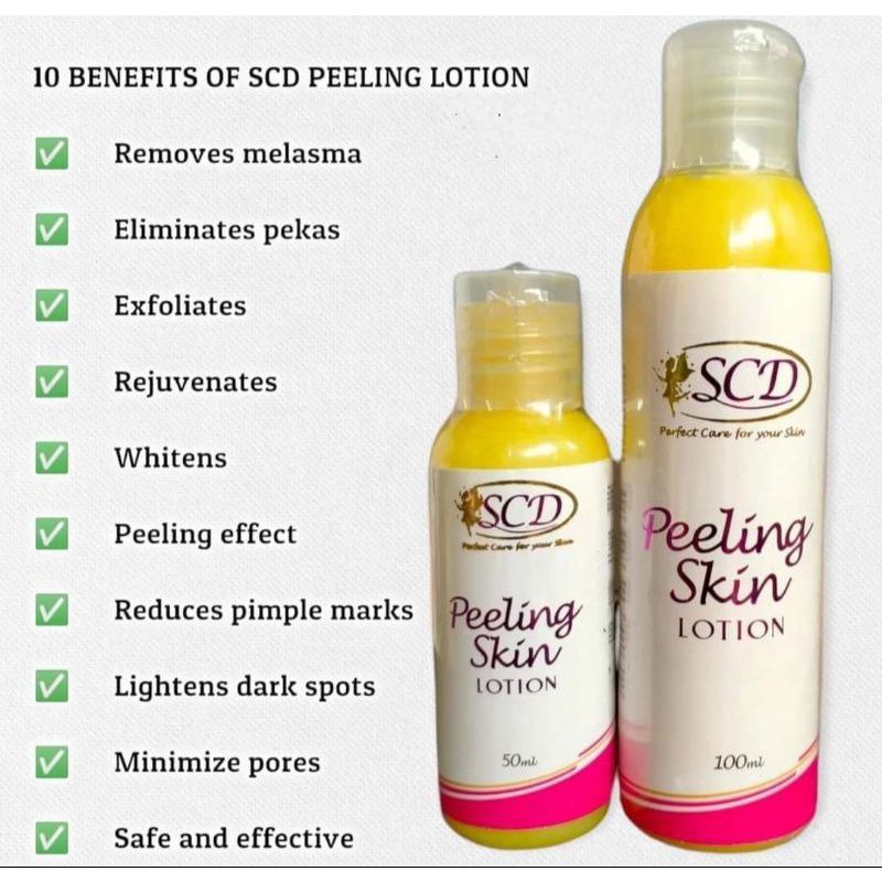 SCD Skin Peeling Lotion Original Shopee Philippines