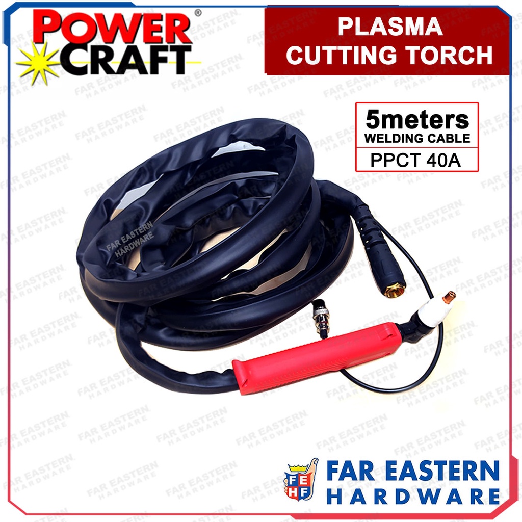 POWERCRAFT Plasma Welding Cutting Torch w/ 5m Cable PPCT 40A | Shopee ...