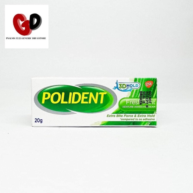 Polident denture adhesive (20g,40g) Shopee Philippines