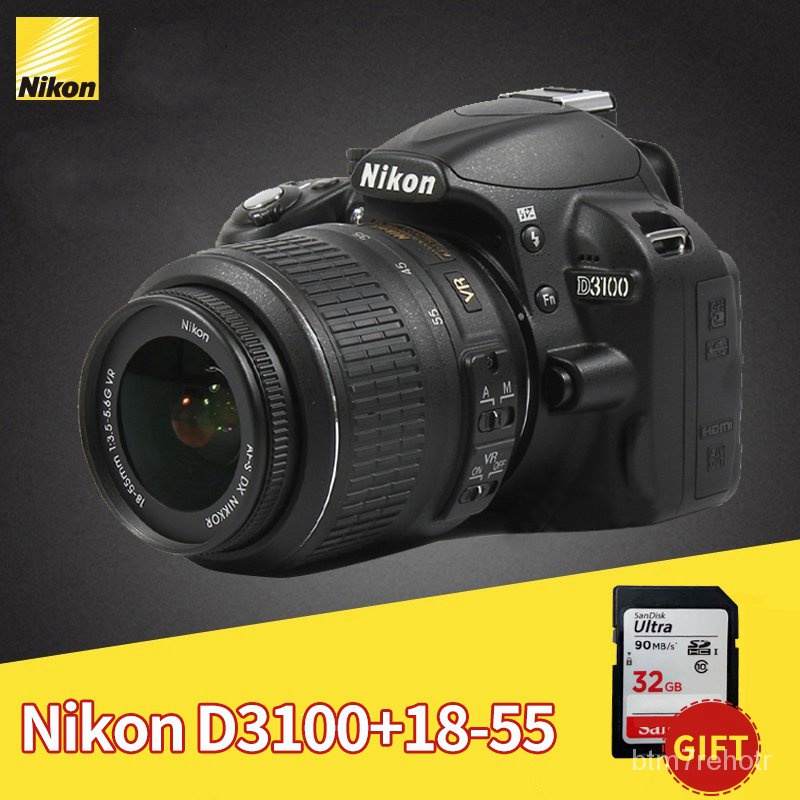 Nikon D3100 14.2 megapixel DX format CMOS sensor 1080p HD DSLR Camera