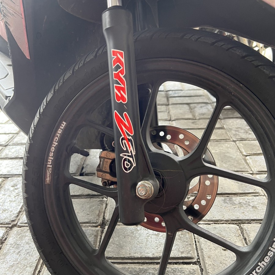 Front shock Stickers KYB sticker KAYABA ZETO upside down Shopee