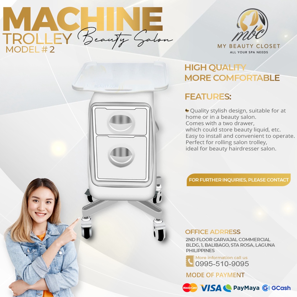 Machine Trolley with 2 drawers | Shopee Philippines