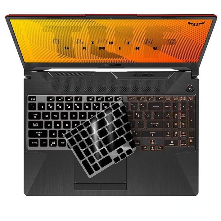 Asus Tuf Gaming Dustproof Waterproof Laptop Keyboard Cover Tuf A15 A17 F15  Inch Keyboard Skin Soft Silicone Protector Cover for FA706 FA506 