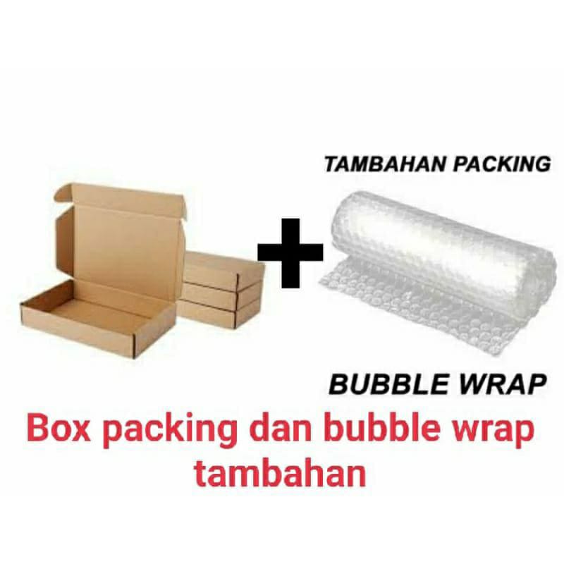 Box+additional Bubble Wrap Packing (Special Tempered Glass) | Shopee ...