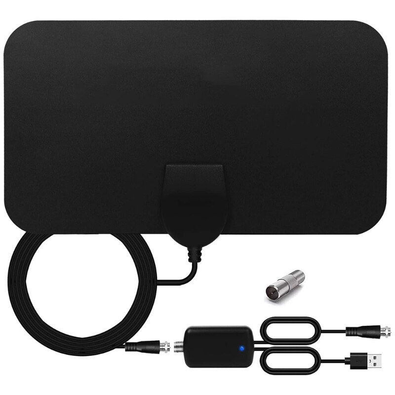 HighPower Indoor TV Antenna, TNT Antenna With Signal Amplifier, 120
