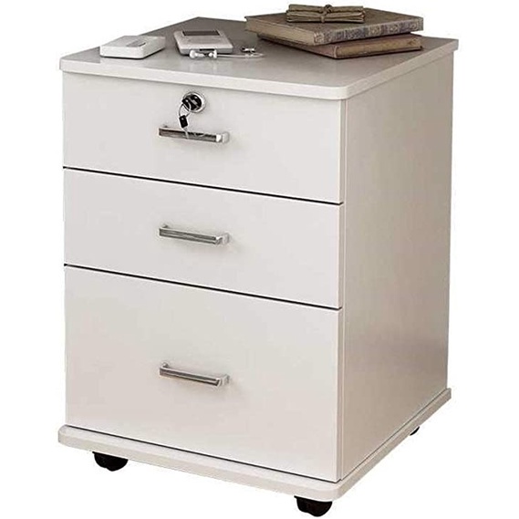 Shopping 3 Tiers Cabinet Drawer Beveled Edge Design File Cabinet Anti ...