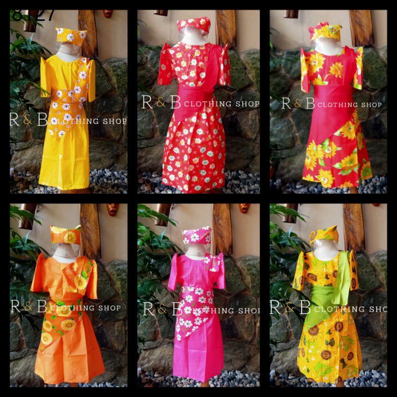 modern filipiniana dress Balintawak dress for kids Filipiniana