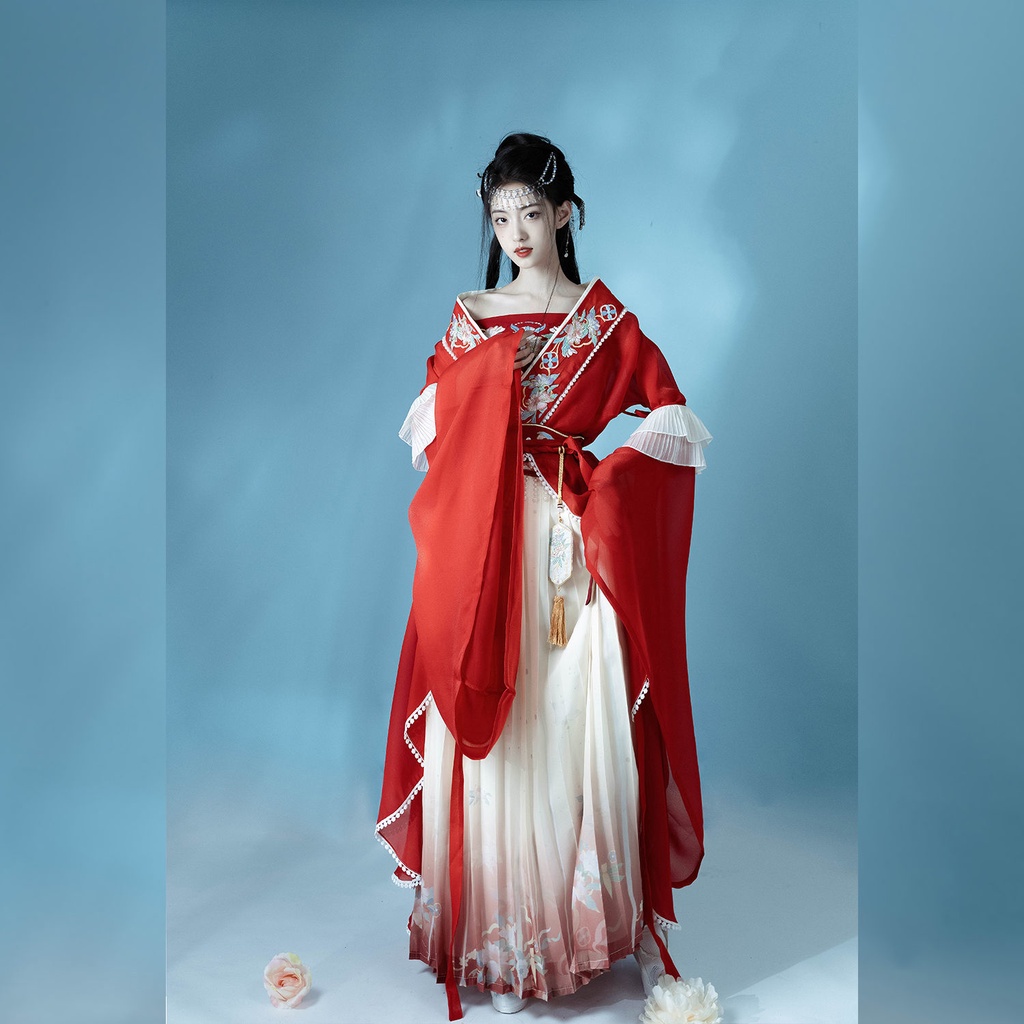 Vera Cuilou Original Chizhu Hanfu Female North South Dynasty Big