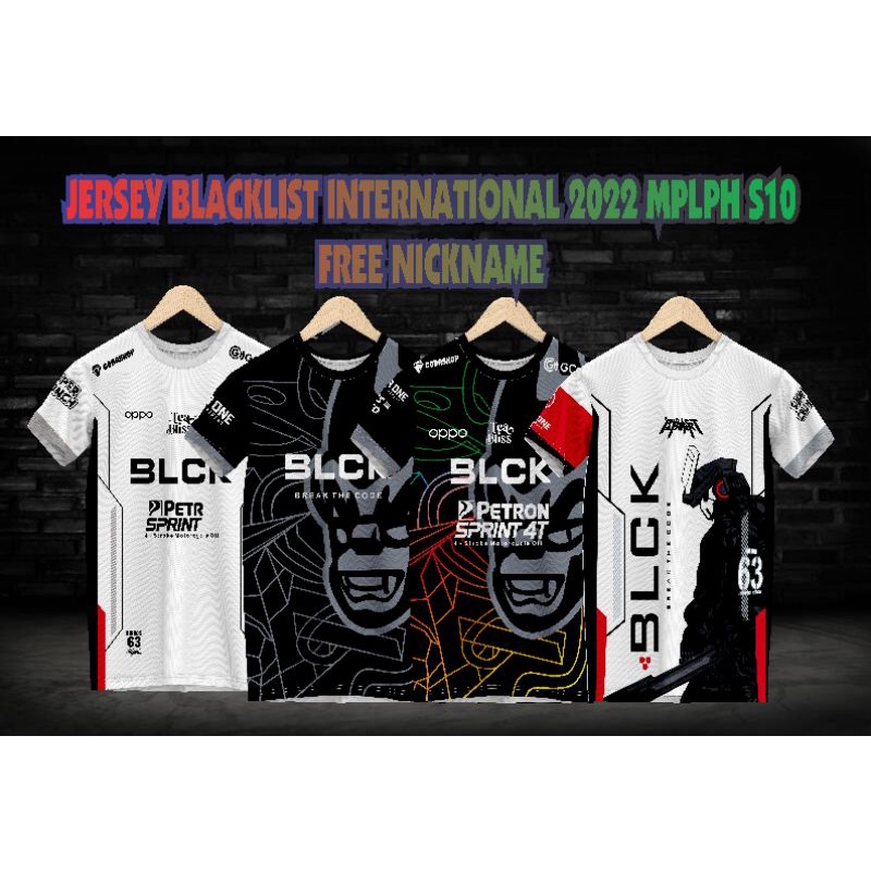 Blacklist International Season 10 jersey preorder price