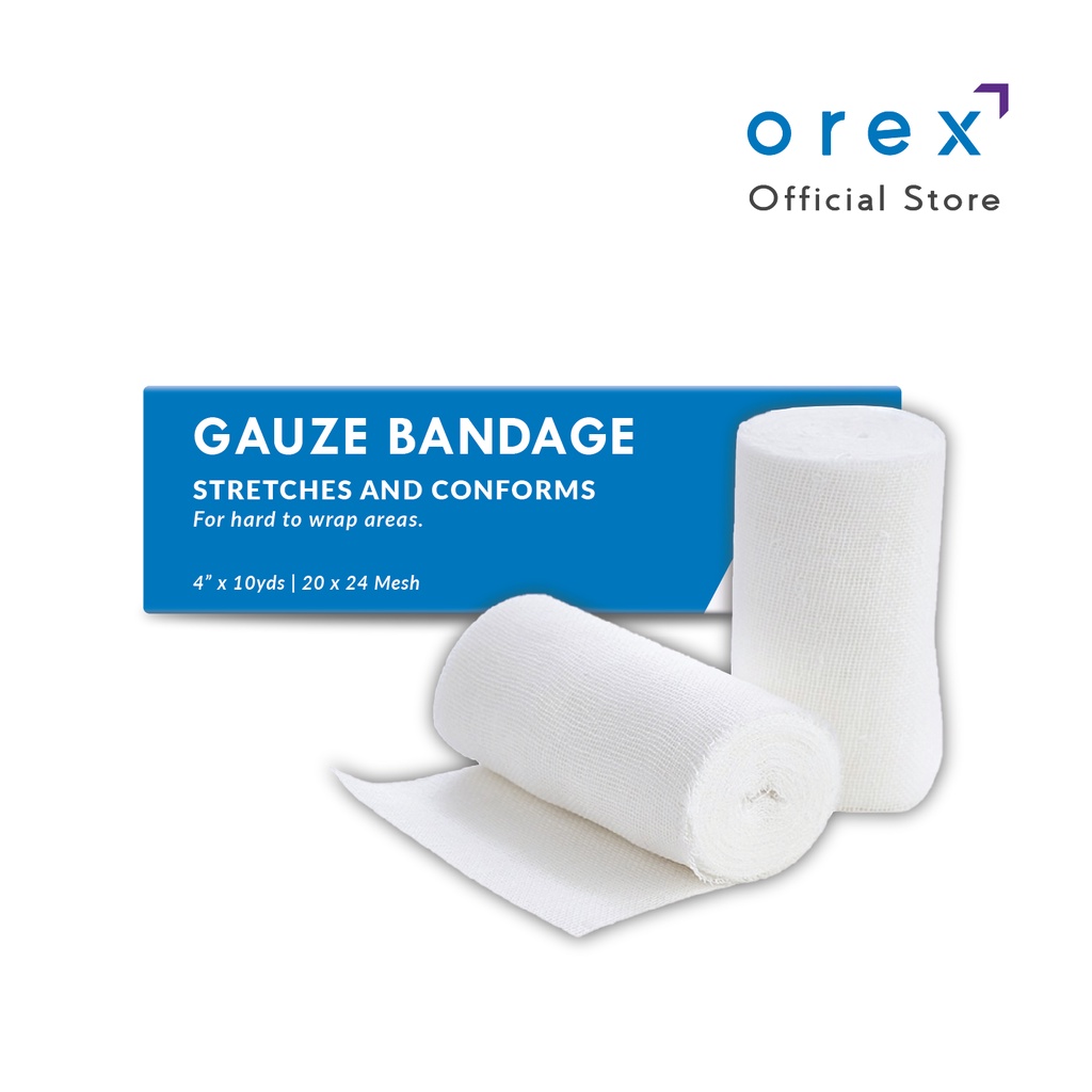 OREX Gauze Bandage 2x10/3x10/4x10 1 Roll Shopee Philippines