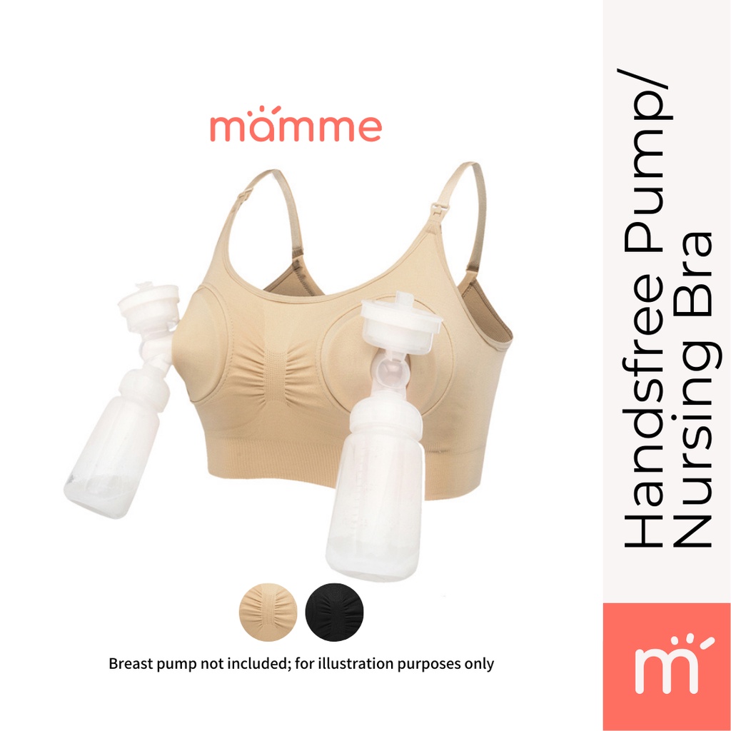 MAMME Handsfree Pumping Bra | Brava Breast Pump Bra | Adjustable ...