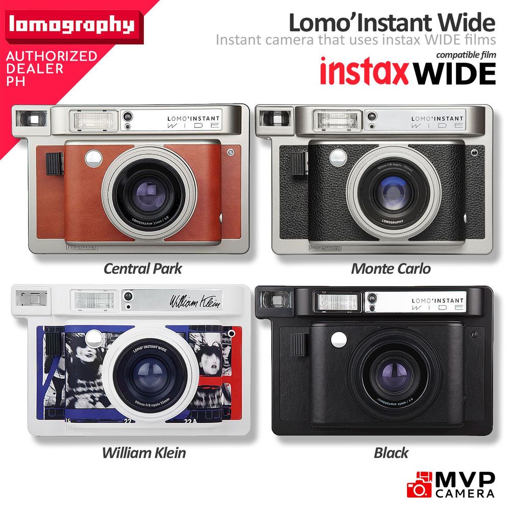 LOMOGRAPHY Lomo'Instant Wide Camera and Lenses MVP CAMERA Shopee