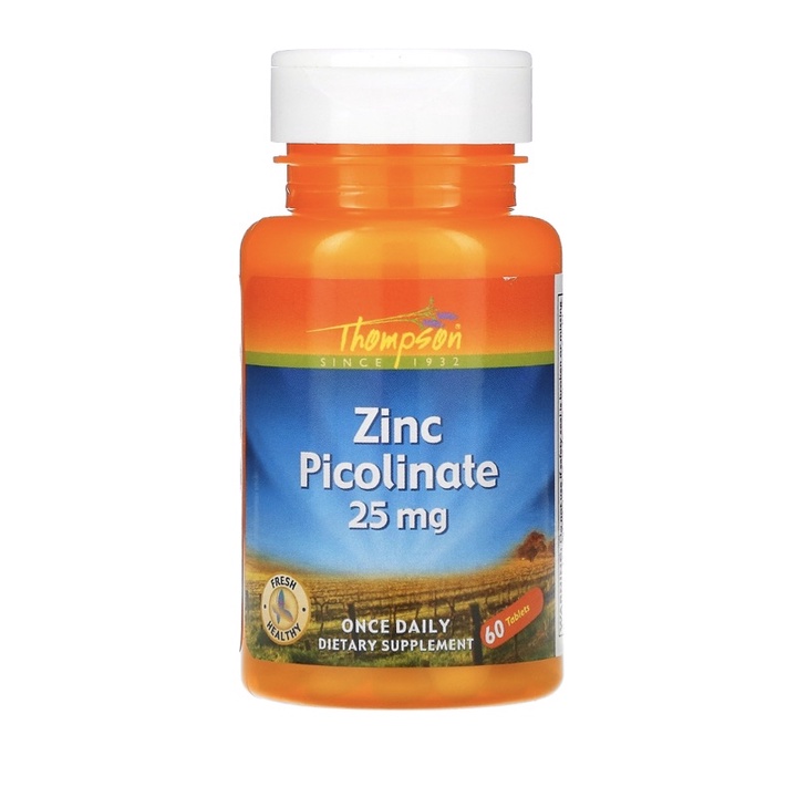 Thompson Zinc Picolinate 25mg (Exp Feb 2027) Shopee Philippines