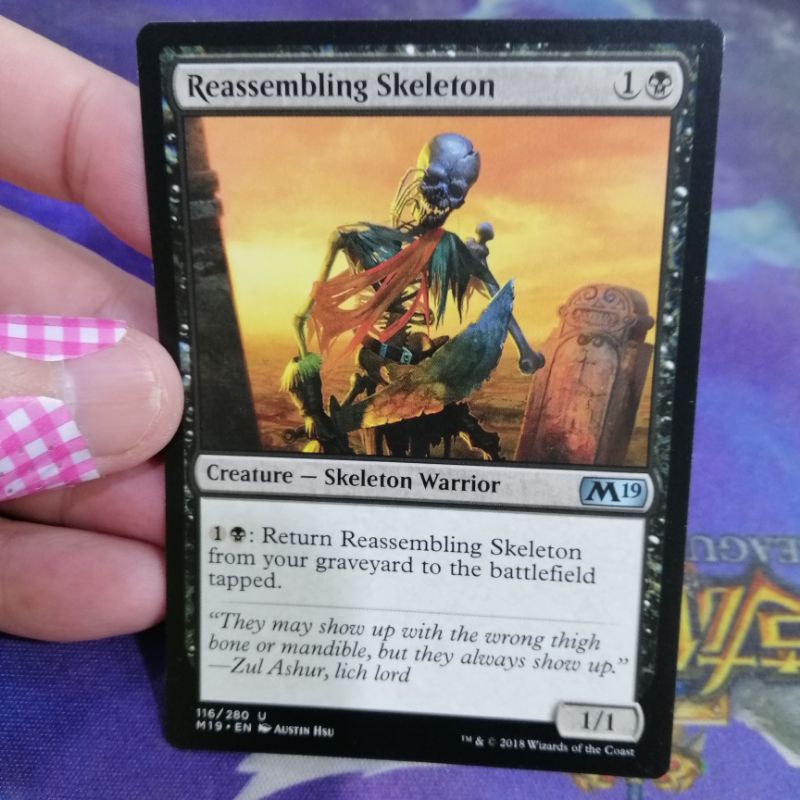 1 Reassembling skeleton MTG card magic the gathering CCG | Shopee ...