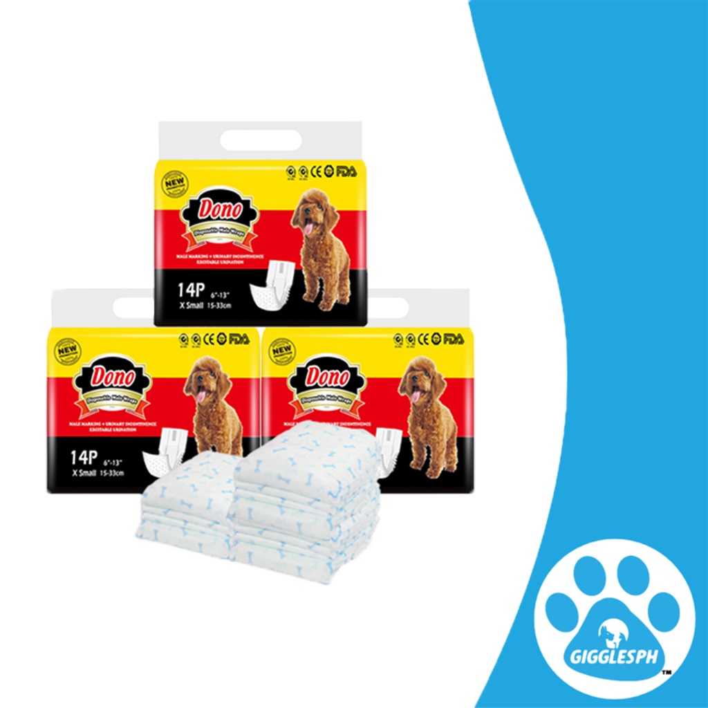 NEW DONO or Gigglesph Disposable male wrap diaper Shopee Philippines