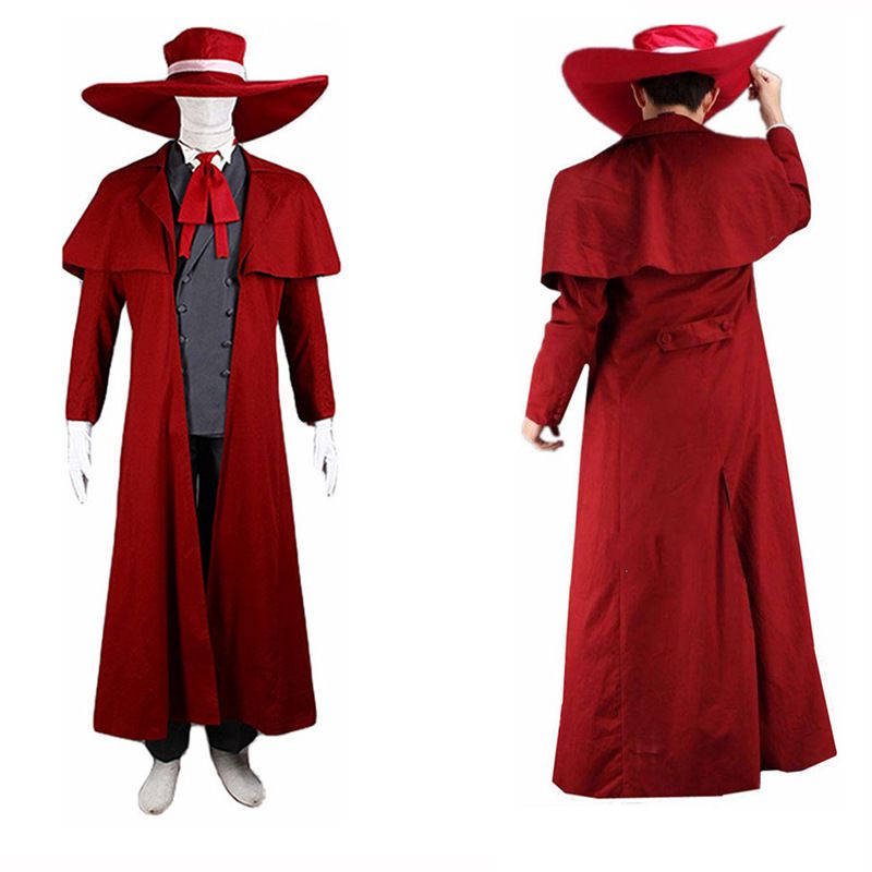 Hellsing Ultimate Alucard Cosplay Costume Set For Roleplaying And Anime ...