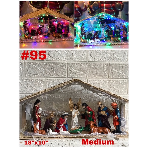 Christmas Decorations Belen w/ house Shopee Philippines