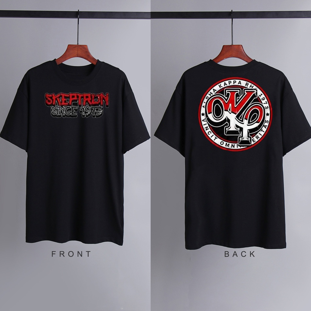 AKP Alpha Kappa Rho Skeptron 49th anniversari frat shirt Customized UNISEX  Loose Oversized T-Shirt