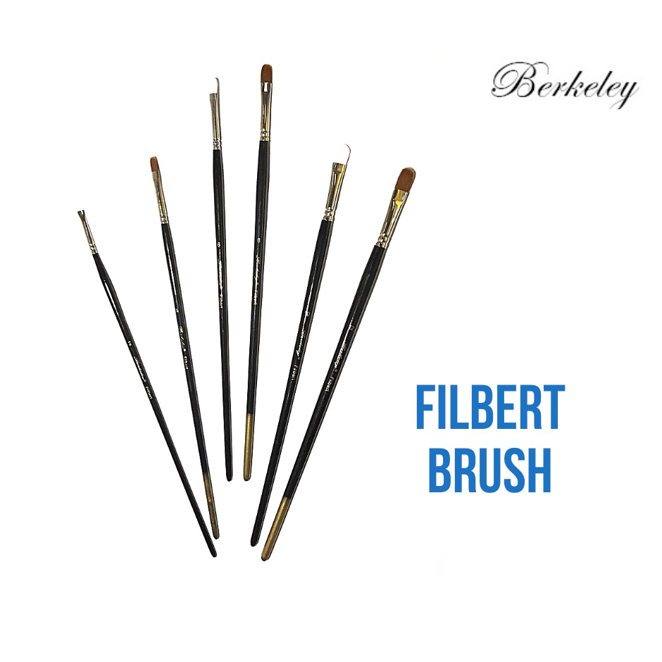 Berkeley Filbert Brush Sold Per Piece Various Sizes Quality Artist