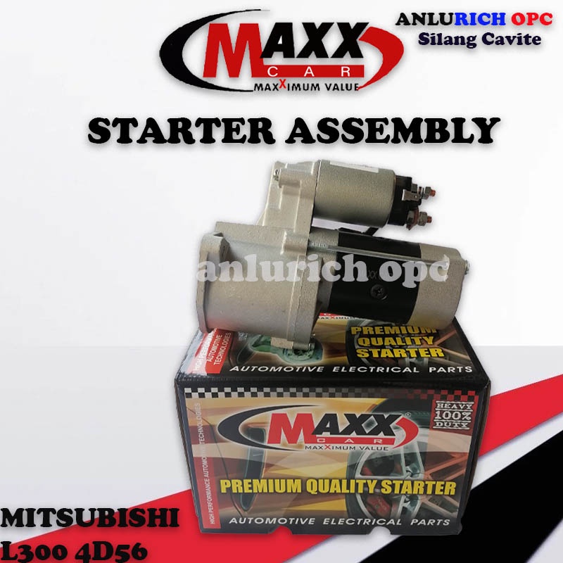 STARTER ASSEMBLY Mitsubishi L300 4D56 12V 10T MAXX Part no: M2T56181 ...