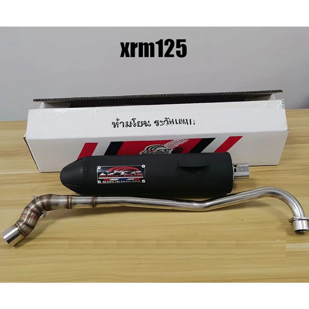 Apido Exhaust Pipe for XRM 110/125/raider 150 carb (chrome plated