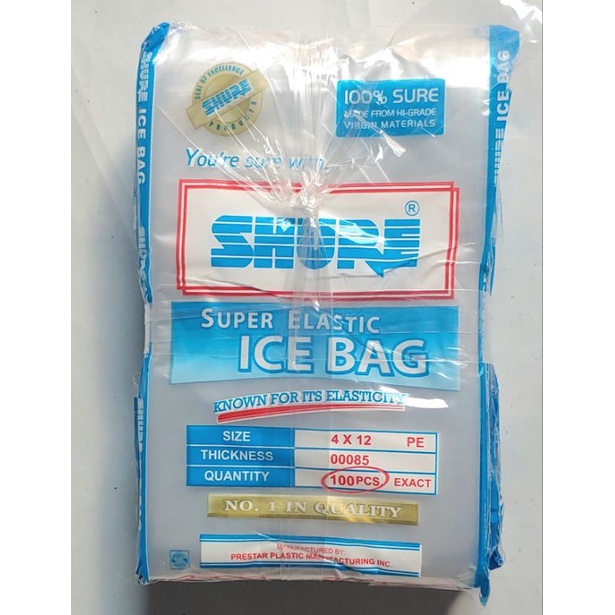 Shure Elastic Ice Bag 100pcs | Shopee Philippines