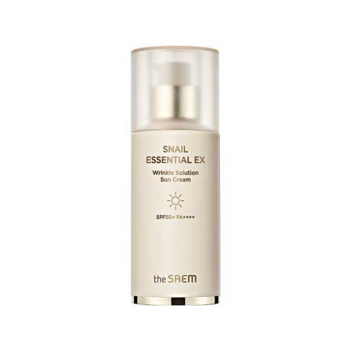 THE SAEM Snail Essential Ex Wrinkle Solution Sun Cream 40ml , (SPF50 ...