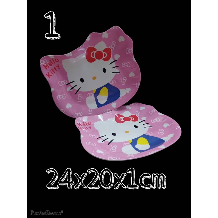 MALAMINE PLATE HELLO KITTY FACE | Shopee Philippines