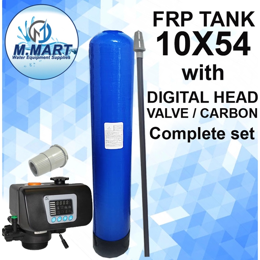 FRP TANK 10x54 With DIGITAL AUTOMATIC Head Softener Or Valve Shopee Philippines